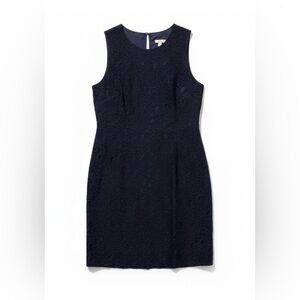 J. Crew Navy Lace Sheath Dress – Size 12 Petite
